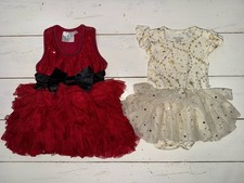12-18 Months Ooh La La Couture Posh Peanut Holiday Tutu Dresses Lot