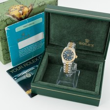 As-Is Rolex Datejust 69173 26mm Blue Dial Two-Tone w/Box #W319160-1