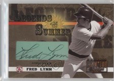 2003 Donruss Signature Series Bronze Authentic Signatures Fred Lynn Auto 1h1