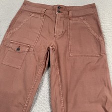 Anthropologie The Wanderer Pants Women 26 Mid Rise Relaxed Flap Pocket Pale Pink