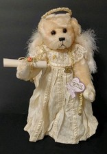 Vintage Annette Funicello Messaging Angel Bear Celeste Jointed 15" Ivory
