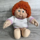 CABBAGE PATCH Doll Vintage 1978, 1982 - Red Hair - Green Eyes With Sweater
