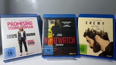 3 Blu-rays: Promising Young Woman / Nightwatch - Nachtwache / Enemy **neu&ovp**