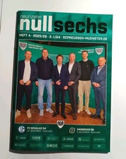 PROGRAM 2.BUNDESLIGI 2025/2026 PRUSKA MÜNSTER przeciwko FC SCHALKE 04/HANNOVER 96
