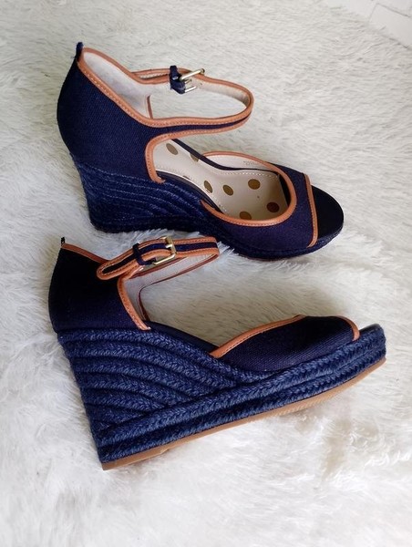Women Boden Heels Beige Leather 39 #8E7P
