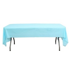 10 pcs 54 x 108" Disposable Plastic Rectangular Table Cover Tablecloths Birthday