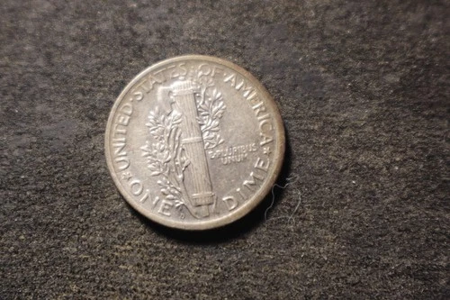 1925-D XF AU Solid Mercury Dime Super Fasces WCO