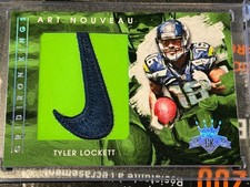 Tyler Lockett 1/1 Rookie Nike Swoosh Seahawks