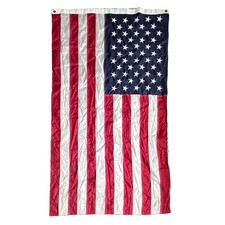 United States American 50-Star Nylon Flag w/ Grommets 60" x 33"