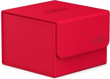 Ultimate Guard Sidewinder 133+ Monocolor Red Deck Card Storage Box NEW in Box