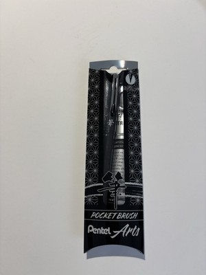 Pentel Pocket Brush HGfkp + 4 Patronen schwarz