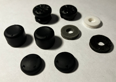 Nintendo Switch Joy-Con Accessories Bundle - Thumb Stick Rubber Grips Cap Covers