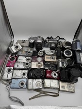 Lot of 30 Digital Cameras Canon, Sony, Kodak, Nikon for Parts or Repair
