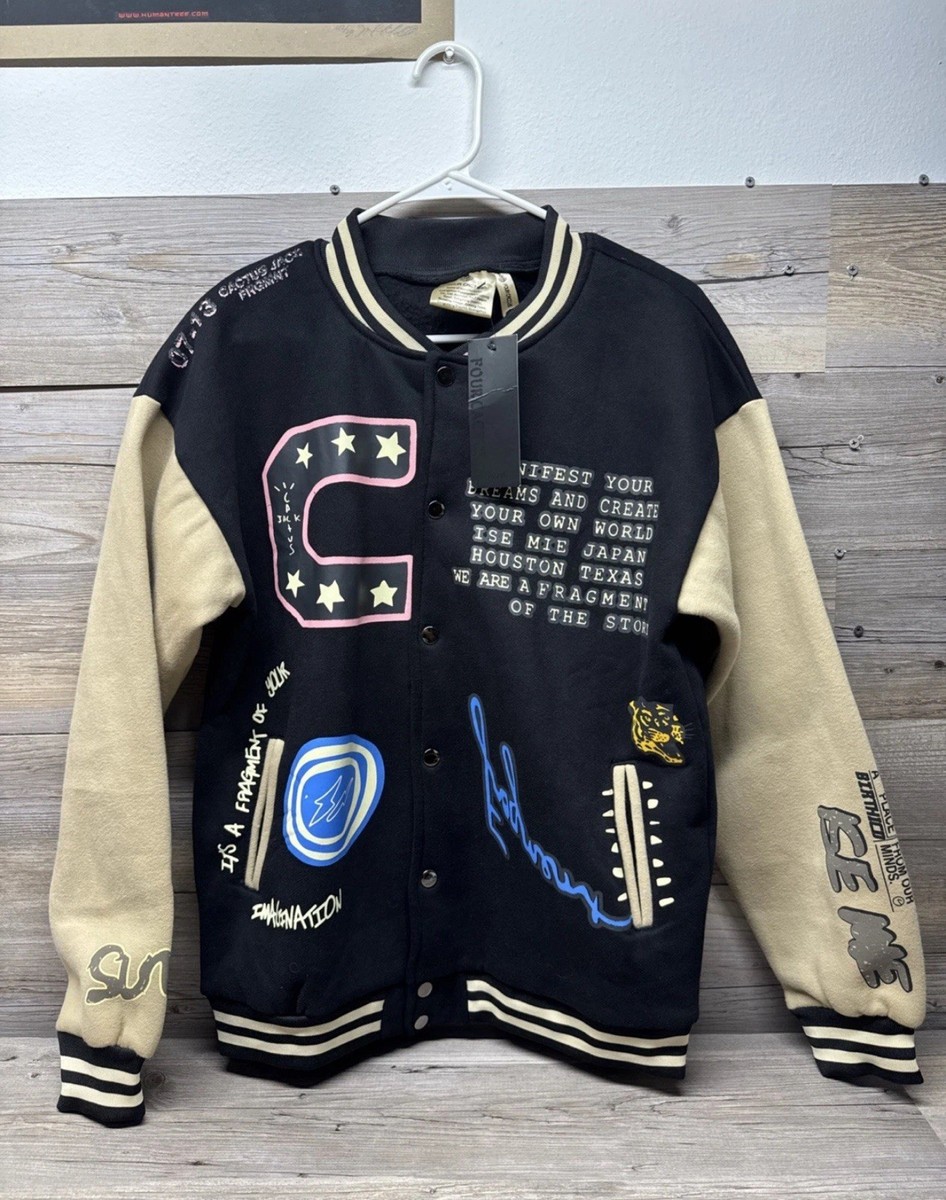 Travis Scott Cactus Jack x Fragment Manifest Varsity Lettermant