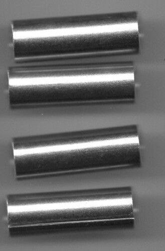 MUÑECAS CRUZADAS PLATEADAS ESPACIADORES DE GRILLETES COACH CONSTRUIDOS x 4 repuestos Chatsworth  - Imagen 1 de 1