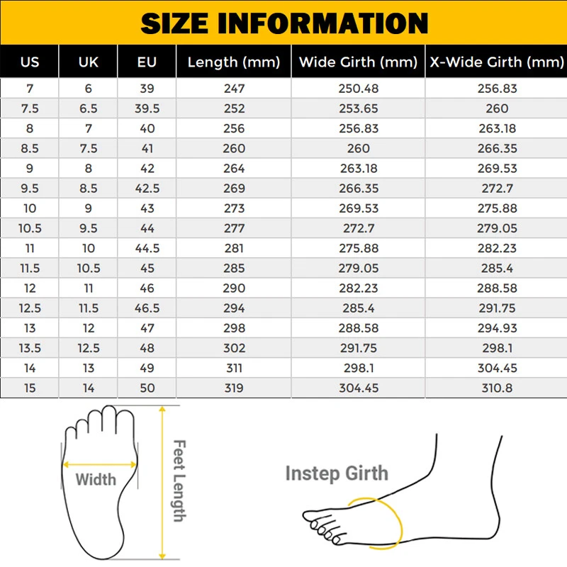 FitVille Mens Slip on Steel Toe Shoes Extra Wide Composite Toe Work Safety Shoes - Image 3 of 4