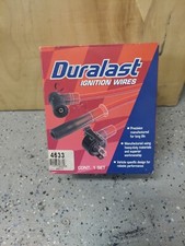 Duralast ignition wires said 4663 spark plug made in USA NOS fast shipping