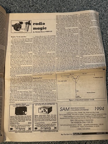 Radio Fun January 1994 Issue #30 Beginner's Guide Amateur Radio Ham Magazine - Zdjęcie 5 z 13