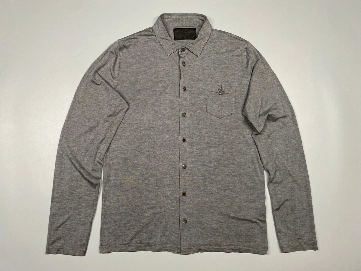 Prada silk cheap shirt