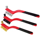 Am-Tech Micro Small Mini Wire Brushes Steel Brass Diy Rust Remover Metal Amtech