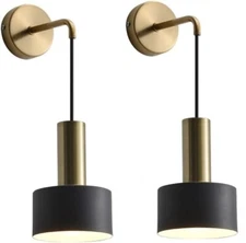 2 PCS Wall Lights Indoor Bedroom Bedside Chandelier Modern Minimalist Fixtures