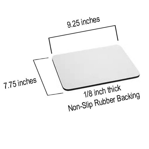 PHOTO DESIGN Decorative Mouse Pad PC Laptop Desk Mat 9.24x7.75 1/4in or 1/8in - Picture 3 of 57