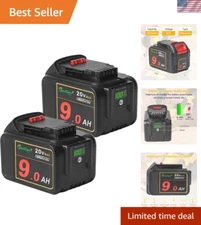 High-Capacity 20V 9000mAh Battery Pack with LED Indicator for Cordless Tools