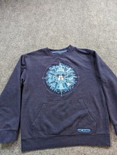 Walt Disney World Mickey Mouse Discover the Magic Navy Blue Sweatshirt M 