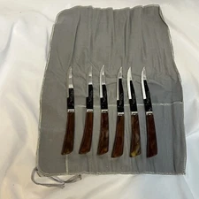 Westall Richardson Stainless Steak Knives Sheffield England Kitchen