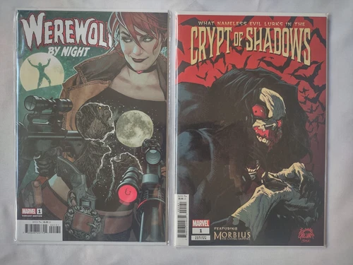 Werewolf by Night, Vol. 4 #1 Crypt of Shadows, Vol. 3 #1 (2023) MARVEL COMICS NM