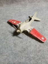 Hubley Kiddie Toy WWII Plane Cast Metal