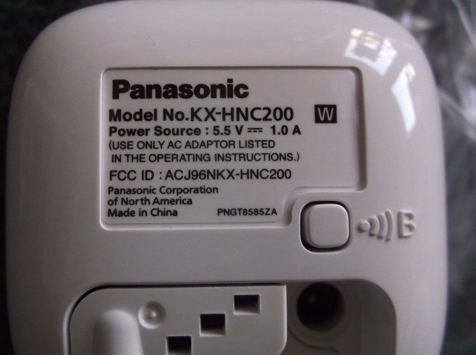 D9021615 Panasonic Indoor Camera Smart Home Monitoring System Security Camera