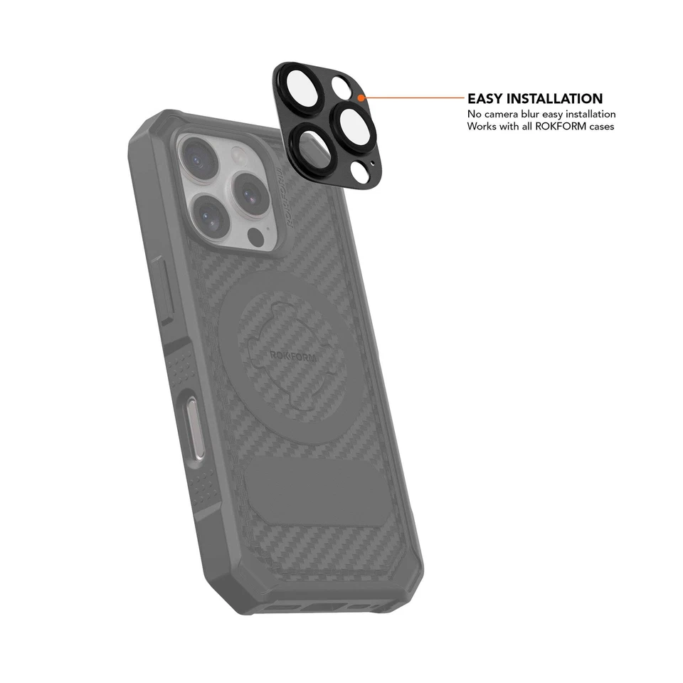 RokForm iPhone 16 Pro Max 相机镜头保护膜 无污垢 耐划痕 — 第 3/4 张图片