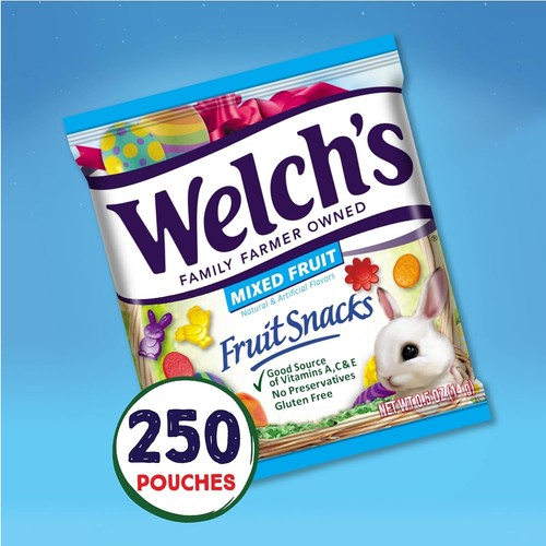 Welch's Gluten-Free Mixed Fruit Snacks - 250 Count, 0.5oz Individual Packs - 第 4/9 張圖片