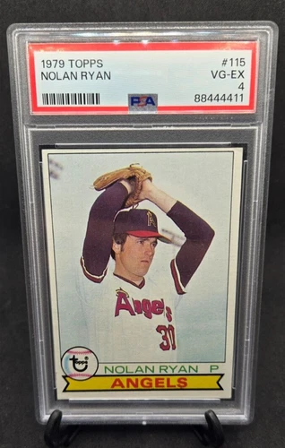 1979 Topps Nolan Ryan Baseball Card #115 California Angels HOF PSA 4 VG-EX