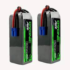 2X Ovonic 6S Lipo Battery 22.2V 6500mAh 100C 6S EC5 For RC CarTruck Arrma 