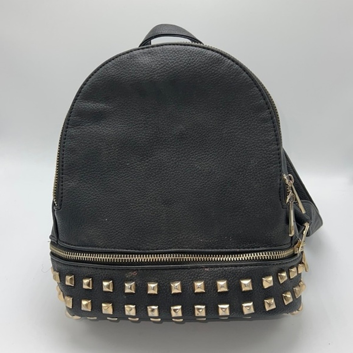 Black and gold accent book bag Bebe Black large bookbag with gold accents | Mercari main image 2