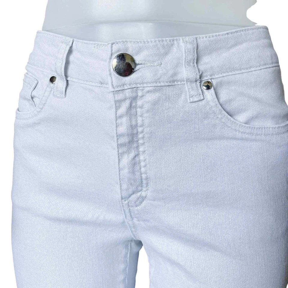 Capris branco metálico Laura Ashley - Imagem 4 de 4