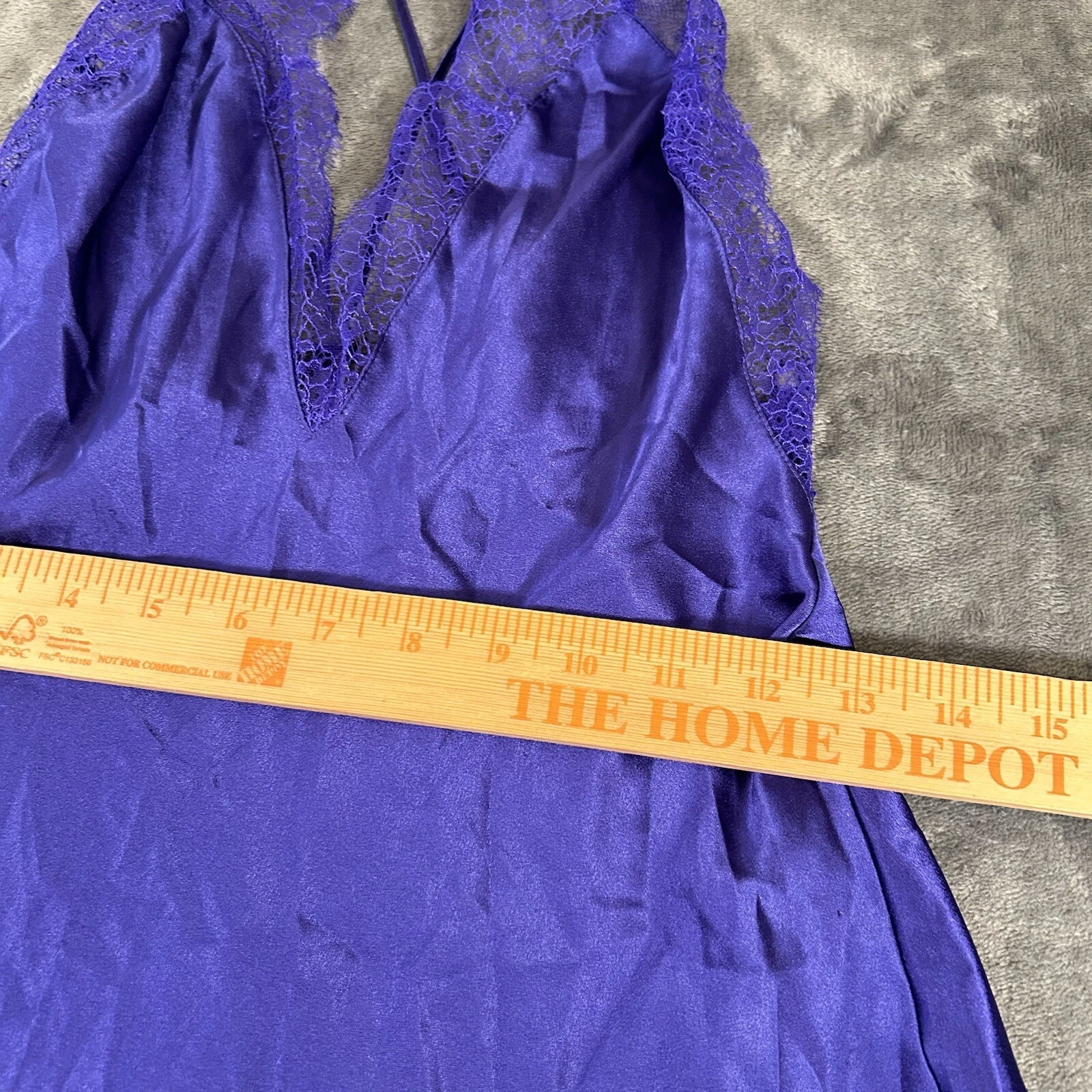 UNDERCOVER Abito Victorias Secret donna piccolo blu top pizzo pigiama pullover sexy