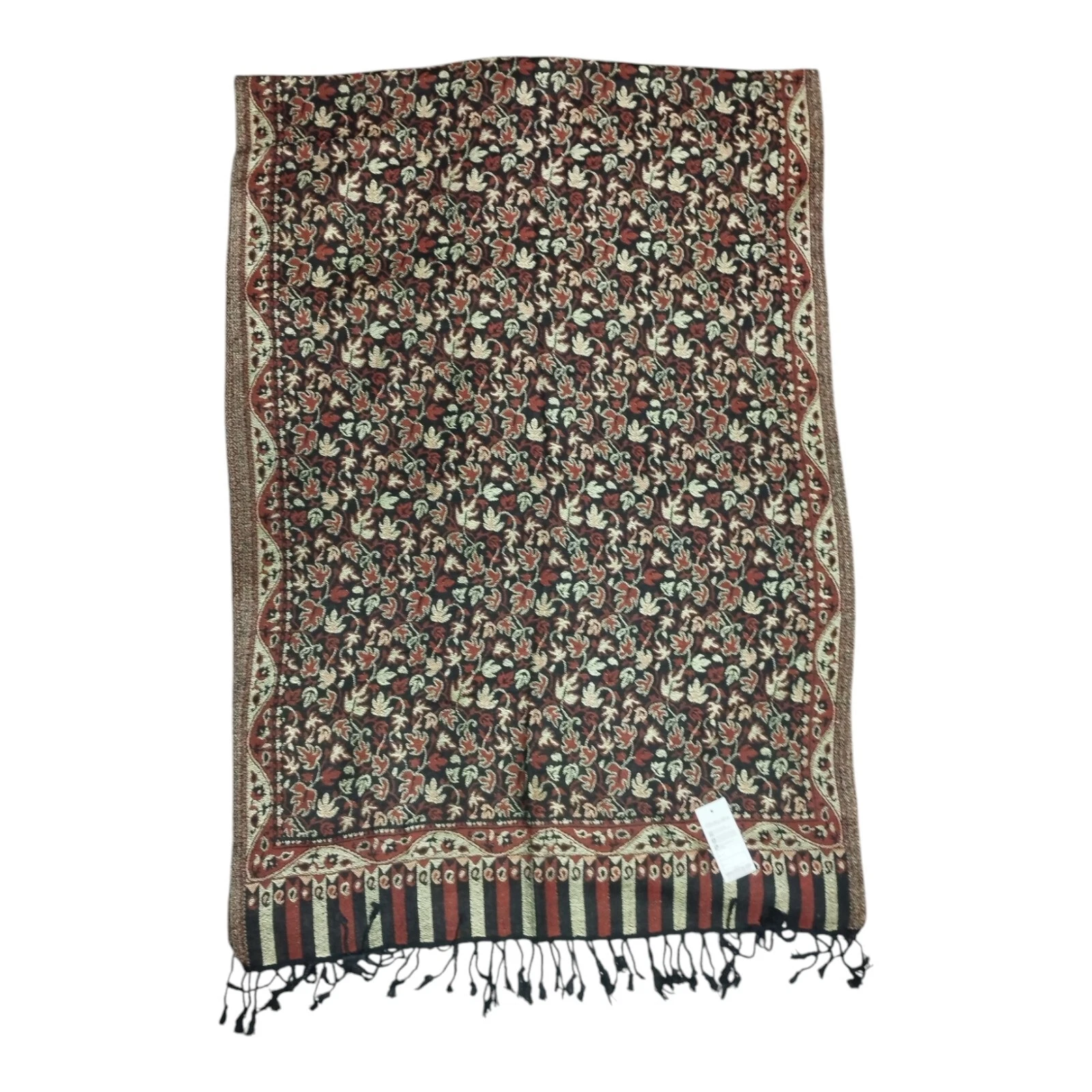 Latest New Kashmiri Kaani Reversible Stole Shawl For Women Men Colour_Black