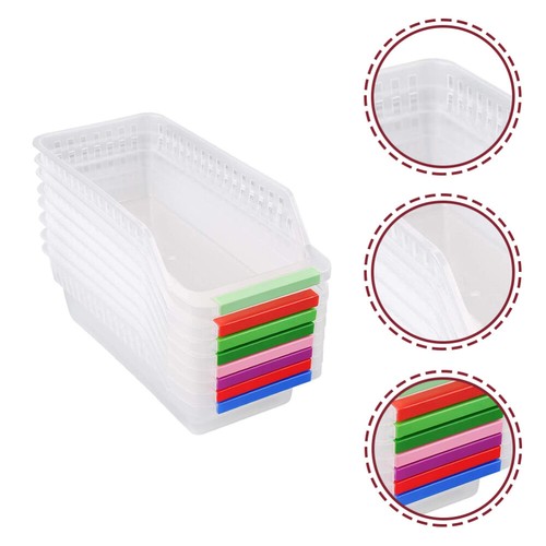 8 Pcs Refrigerator Storage Basket Kitchen Organizers and Containers for Fridge
