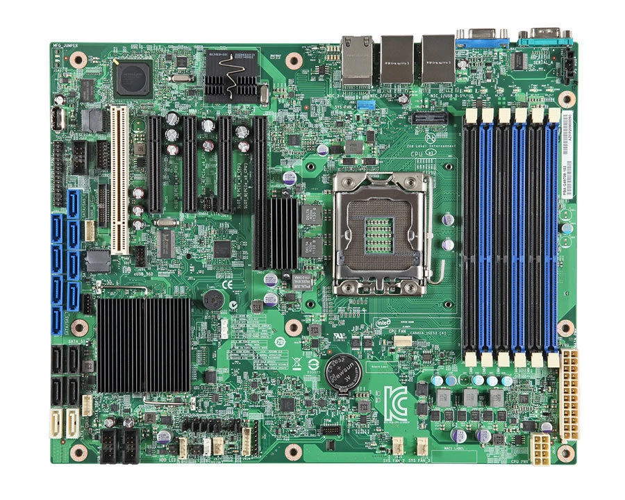 NEW Intel DBS1400FP4 S1400FP4 Socket 1356 ATX Server Board Motherboard DDR3 SSI  - Image 2 of 2