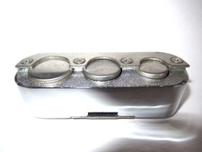 CHROME COIN HOLDER, W/ CHROME MOUNT FOR HANDELBARS