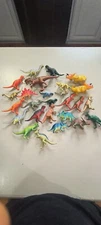 Toy Dinosaurs  Lot 26 Vintage  Various Brands Plastic