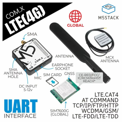 M5Stack Official COM.LTE Module(Sim7600G)