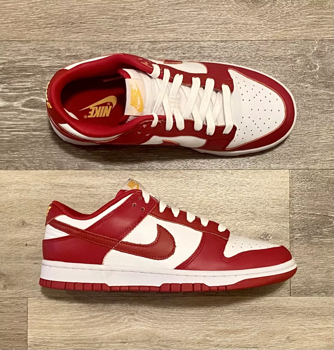 Nike Dunk Low Retro USC Gym Red White DD1391 602 Men s 7.5 Women s 9