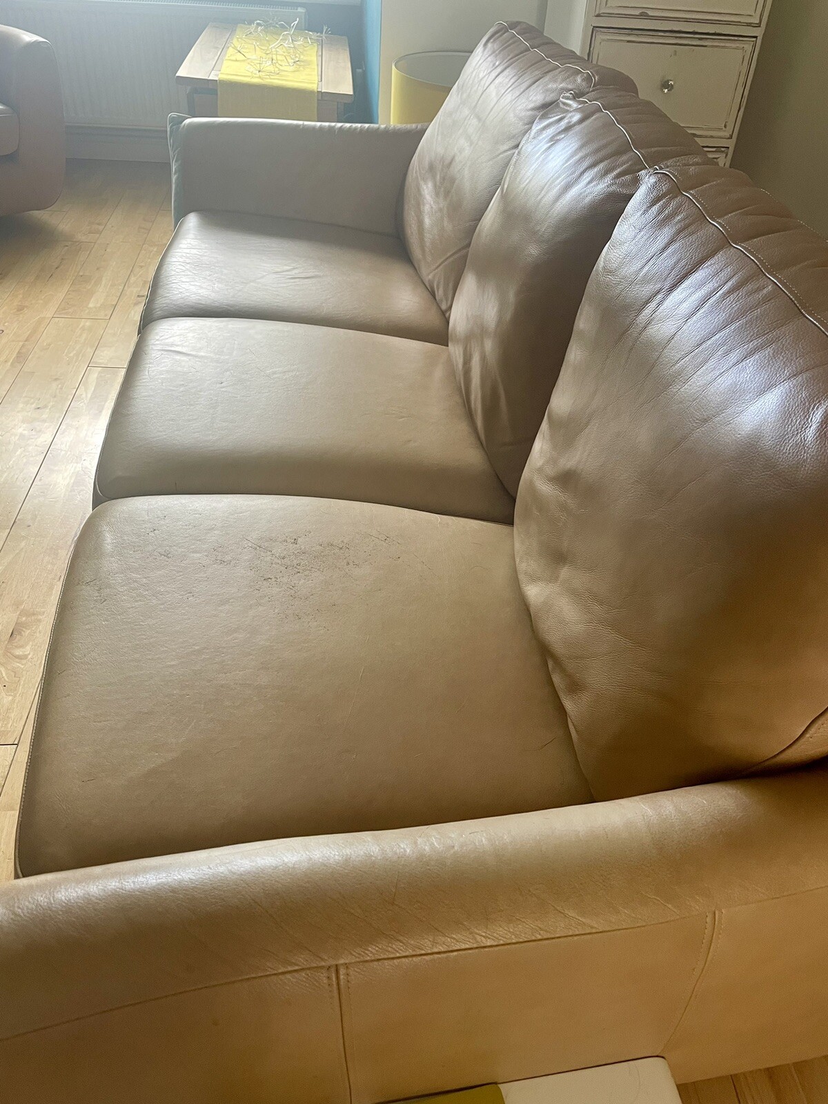 John Lewis G Plan Leather Sofa eBay