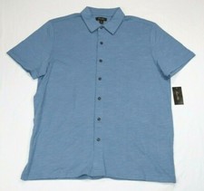 Tasso Elba Men's Textured Shirt Winter Lake