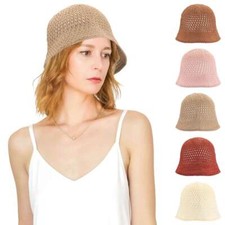 Women Ladies Summer Sun Beach Straw Hat Floppy Breathable Foldable Cap Casual