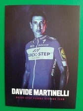 CYCLING cycling card DAVIDE MARTINELLI team QUICK STEP FLOORS 2018